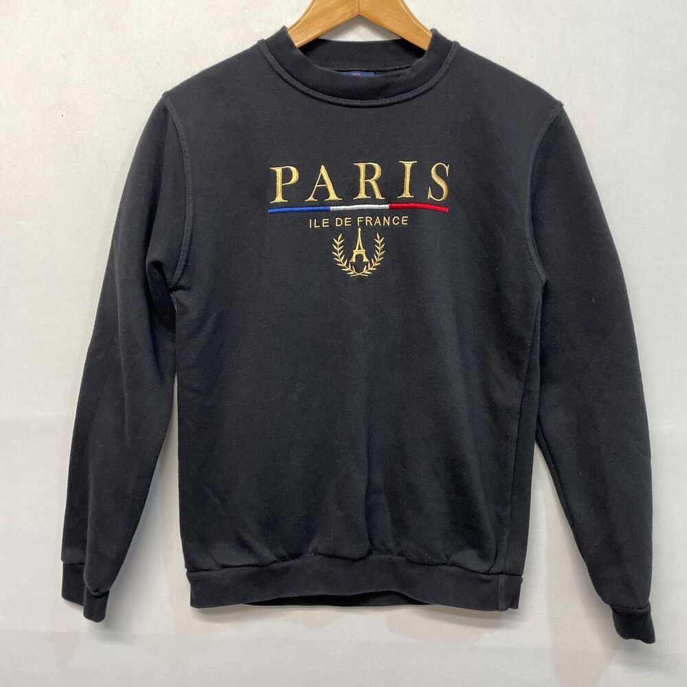 Paris Tour D’or ILE DE FRANCE Pullover Sweatshirt Unisex Size Small B374 -23